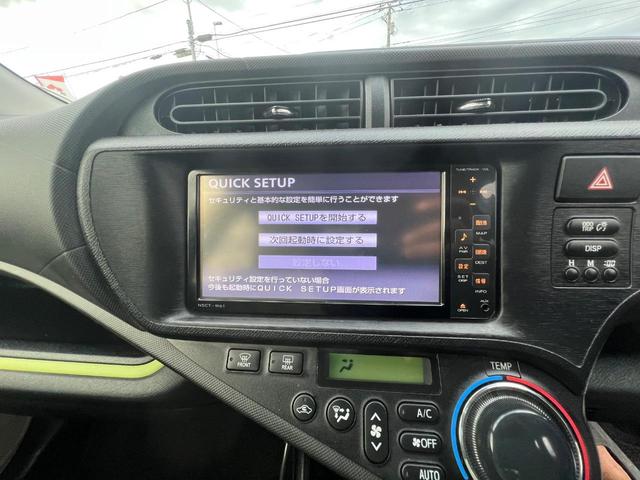 アクア S ナビ TV ETC バックカメラ スマートキー  ドライブレコーダー前後 禁煙車(51枚目)