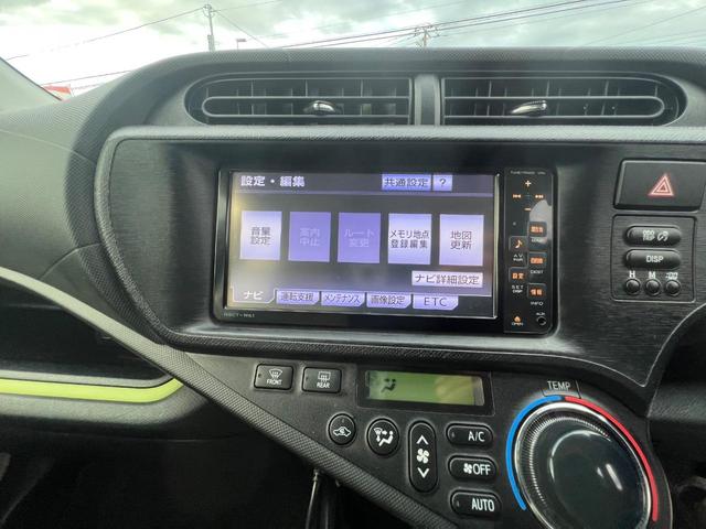 アクア S ナビ TV ETC バックカメラ スマートキー  ドライブレコーダー前後 禁煙車(54枚目)