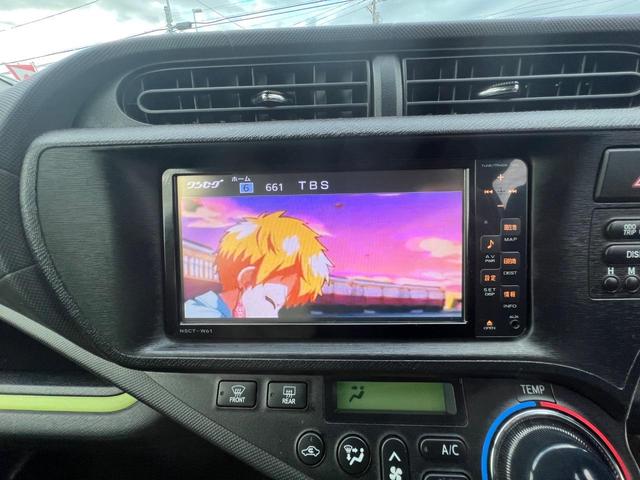 アクア S ナビ TV ETC バックカメラ スマートキー  ドライブレコーダー前後 禁煙車(56枚目)