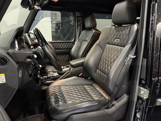 Gクラス G63 デジーノエクスクルーシブインテリアPKG 左H エアロパーツ フロントリップ/アンダーガード/リアスポイラー パナメリカーナグリル 純正21AW ブラックウィンカー 可変マフラー ハーマンカードン(7枚目)