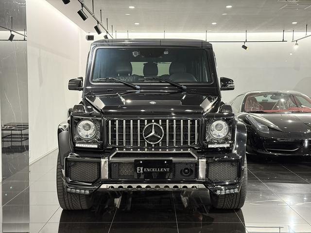 Gクラス G63 デジーノエクスクルーシブインテリアPKG 左H エアロパーツ フロントリップ/アンダーガード/リアスポイラー パナメリカーナグリル 純正21AW ブラックウィンカー 可変マフラー ハーマンカードン(11枚目)