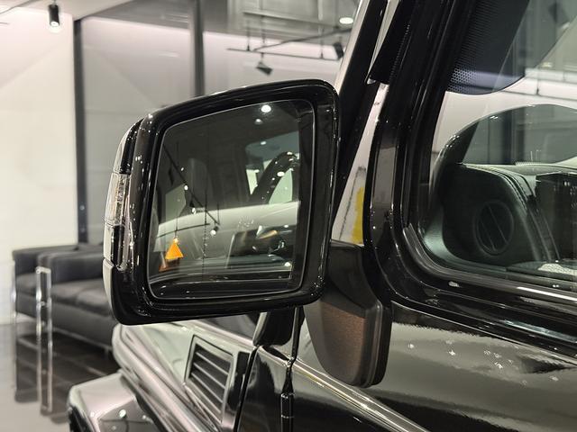 Gクラス G63 デジーノエクスクルーシブインテリアPKG 左H エアロパーツ フロントリップ/アンダーガード/リアスポイラー パナメリカーナグリル 純正21AW ブラックウィンカー 可変マフラー ハーマンカードン(23枚目)