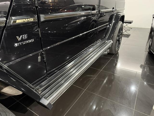 Gクラス G63 デジーノエクスクルーシブインテリアPKG 左H エアロパーツ フロントリップ/アンダーガード/リアスポイラー パナメリカーナグリル 純正21AW ブラックウィンカー 可変マフラー ハーマンカードン(24枚目)