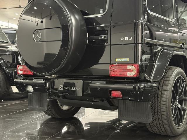 Gクラス G63 デジーノエクスクルーシブインテリアPKG 左H エアロパーツ フロントリップ/アンダーガード/リアスポイラー パナメリカーナグリル 純正21AW ブラックウィンカー 可変マフラー ハーマンカードン(52枚目)