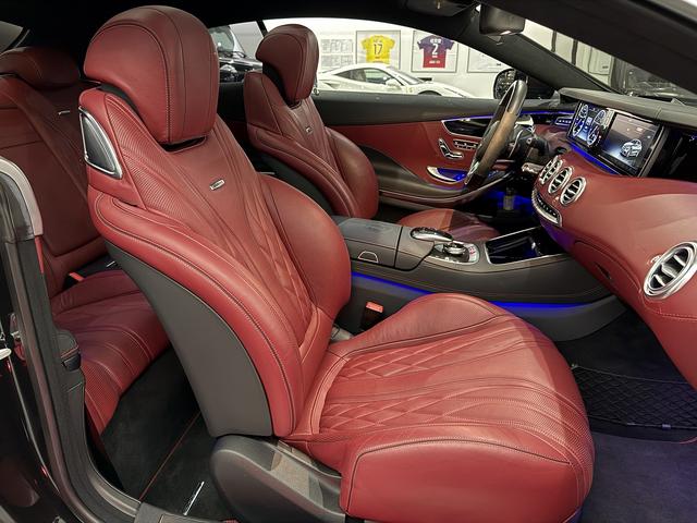 Ｓクラス Ｓ６３　ＡＭＧ　４マチック　クーペ　エディション　１　全国４２台特別仕様限定車　左Ｈ　デジーノインテリア　ＡＭＧダイナミックＰ　ＡＭＧパフォーマンスステアリング　ＡＭＧ鍛造２０ＡＷ　レッドキャリパー　ベンガルレッドナッパレザー　ＨＵＤ　ディーラー記録簿（7枚目）