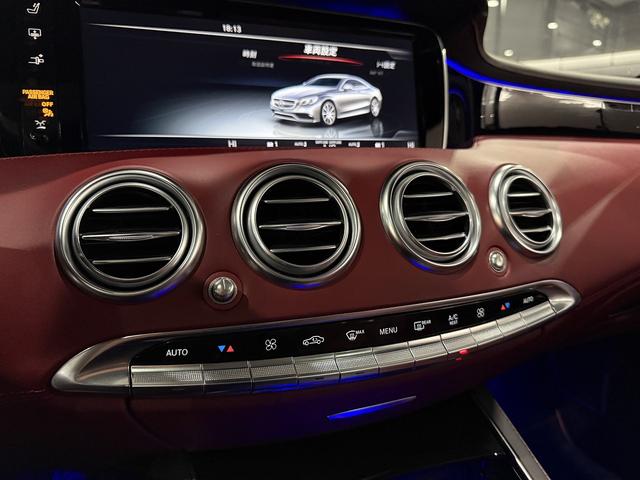 Ｓクラス Ｓ６３　ＡＭＧ　４マチック　クーペ　エディション　１　全国４２台特別仕様限定車　左Ｈ　デジーノインテリア　ＡＭＧダイナミックＰ　ＡＭＧパフォーマンスステアリング　ＡＭＧ鍛造２０ＡＷ　レッドキャリパー　ベンガルレッドナッパレザー　ＨＵＤ　ディーラー記録簿（23枚目）