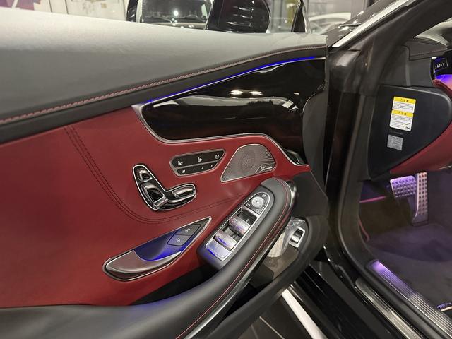 Ｓクラス Ｓ６３　ＡＭＧ　４マチック　クーペ　エディション　１　全国４２台特別仕様限定車　左Ｈ　デジーノインテリア　ＡＭＧダイナミックＰ　ＡＭＧパフォーマンスステアリング　ＡＭＧ鍛造２０ＡＷ　レッドキャリパー　ベンガルレッドナッパレザー　ＨＵＤ　ディーラー記録簿（33枚目）