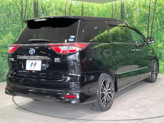 エスティマハイブリッド アエラス　プレミアム　禁煙車　４ＷＤ　フルエアロ　両側電動ドア　純正１０型ナビ　後席モニター　衝突軽減装置　バックカメラ　電動リアゲート　パワーシート　クルコン　リアオートエアコン　ハーフレザーシート　ＬＥＤヘッド（53枚目）