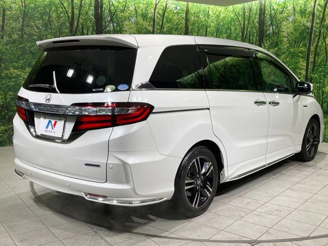 オデッセイハイブリッド ハイブリッドアブソルート・ホンダセンシング 禁煙車 純正9型ナビ フリップダウンモニター 両側電動ドア 衝突軽減装置 レーダークルーズ リアオートエアコン シートヒーター パワーシート 車線逸脱警報 ドラレコ スマートキー ETC(18枚目)