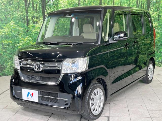 N-BOX L 禁煙車 純正ナビ 衝突軽減装置 レーダークルーズ コーナーセンサー 電動スライドドア シートヒーター オートライト&LEDヘッド バックカメラ スマートキー 電動格納ミラー(51枚目)