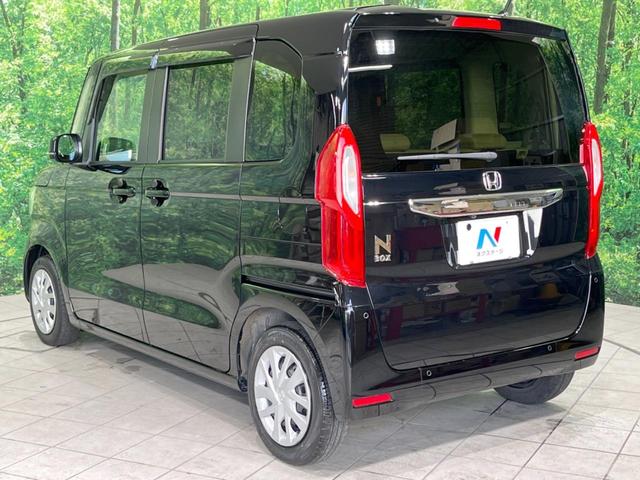 N-BOX L 禁煙車 純正ナビ 衝突軽減装置 レーダークルーズ コーナーセンサー 電動スライドドア シートヒーター オートライト&LEDヘッド バックカメラ スマートキー 電動格納ミラー(53枚目)