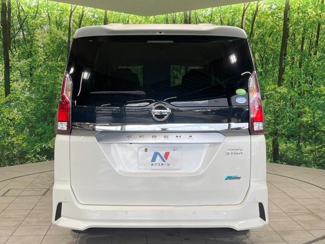 セレナ ハイウェイスターG 両側電動ドア 純正SDナビ 全周囲カメラ 衝突軽減装置 クルコン コーナーセンサー LEDヘッド 車線逸脱警報 オートライト オートエアコン ビルトインETC ドラレコ 純正16インチAW(16枚目)