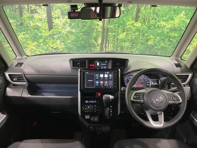 ルーミー カスタムG-T ターボ 禁煙車 純正9型ディスプレイオーディオ 両側電動ドア 全周囲カメラ 衝突軽減装置 レーダークルーズ コーナーセンサー LEDヘッド オートハイビーム 純正15インチアルミ ETC ドラレコ(2枚目)