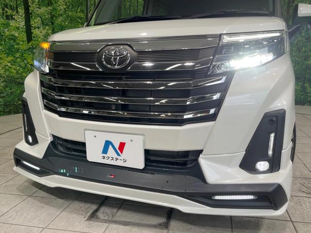 ルーミー カスタムG GRエアロ 禁煙車 両側電動ドア 純正9型ナビ 全周囲カメラ 衝突軽減装置 レーダークルーズ コーナーセンサー LEDヘッド&フォグ オートハイビーム 純正14インチアルミ ETC2.0 ドラレコ(5枚目)