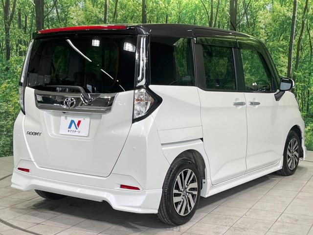 ルーミー カスタムG GRエアロ 禁煙車 両側電動ドア 純正9型ナビ 全周囲カメラ 衝突軽減装置 レーダークルーズ コーナーセンサー LEDヘッド&フォグ オートハイビーム 純正14インチアルミ ETC2.0 ドラレコ(18枚目)