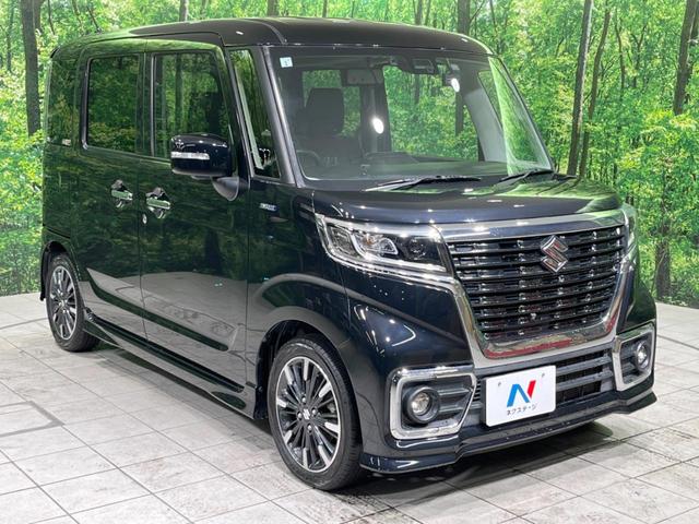 スペーシアカスタム ハイブリッドXS 禁煙車 純正8型ナビ 全周囲カメラ 両側電動スライドドア 衝突軽減装置 Bluetooth ETC ドラレコ LEDヘッドランプ&フォグ コーナーセンサー シートヒーター スマートキー オートライト(16枚目)