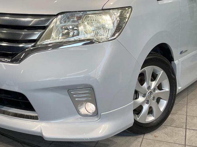 セレナ ハイウェイスター　Ｓ－ハイブリッド　エアロモード　両側電動ドア　純正ナビ　バックカメラ　禁煙車　スマートキー　ＨＩＤヘッド　ビルトインＥＴＣ　クルコン　純正１６インチＡＷ　オートライト　オートエアコン　リアエアコン　Ｂｌｕｅｔｏｏｔｈ　革巻きハンドル（12枚目）