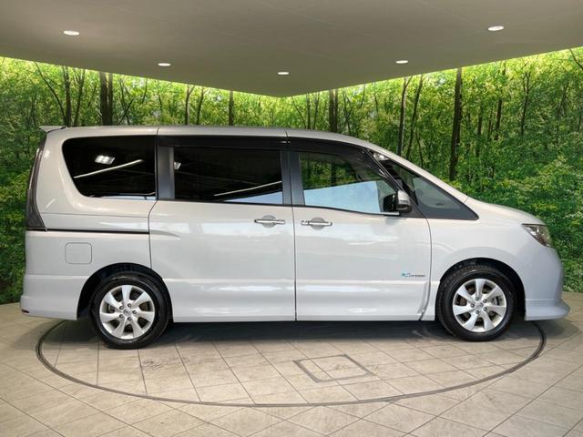 セレナ ハイウェイスター　Ｓ－ハイブリッド　エアロモード　両側電動ドア　純正ナビ　バックカメラ　禁煙車　スマートキー　ＨＩＤヘッド　ビルトインＥＴＣ　クルコン　純正１６インチＡＷ　オートライト　オートエアコン　リアエアコン　Ｂｌｕｅｔｏｏｔｈ　革巻きハンドル（27枚目）