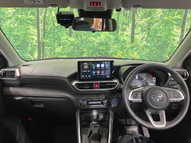 ライズ Ｚ　禁煙車　純正９型ディスプレイオーディオ　全周囲カメラ　衝突軽減装置　レーダークルーズ　シートヒーター　コーナーセンサー　電動パーキング　純正１７インチアルミ　スマートキー　ドラレコ（2枚目）