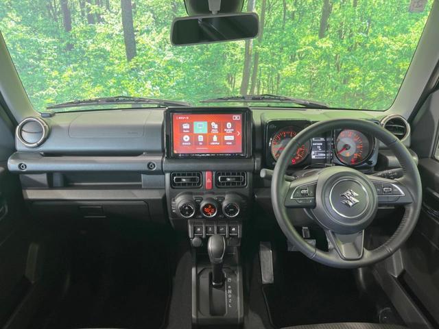 ジムニー ＸＣ　４ＷＤ　ターボ　禁煙車　純正９型ナビ　衝突軽減装置　バックカメラ　オートハイビーム＆ＬＥＤヘッド　前席シートヒーター　コーナーセンサー　スマートキー　オートライト　純正１６インチアルミ（2枚目）