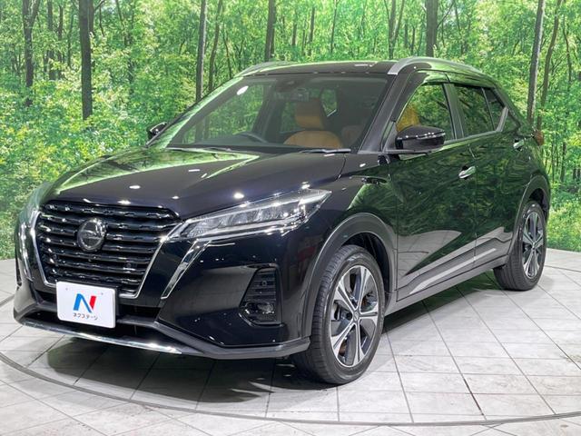 キックス X ツートーンインテリアエディション 禁煙車 純正9型ナビ 全周囲カメラ 衝突軽減装置 プロパイロット 前席シートヒーター デジタルインナーミラー LEDヘッド ETC ドラレコ 電動パーキング ステアリングヒーター 合皮シート(30枚目)