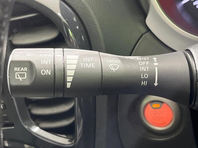 ジューク 15RX タイプV 禁煙車 純正ナビ バックカメラ HIDヘッドランプ ETC フルセグTV スマートキー 純正17インチアルミ オートライト オートエアコン 電動格納ミラー ドアバイザー CD再生(43枚目)