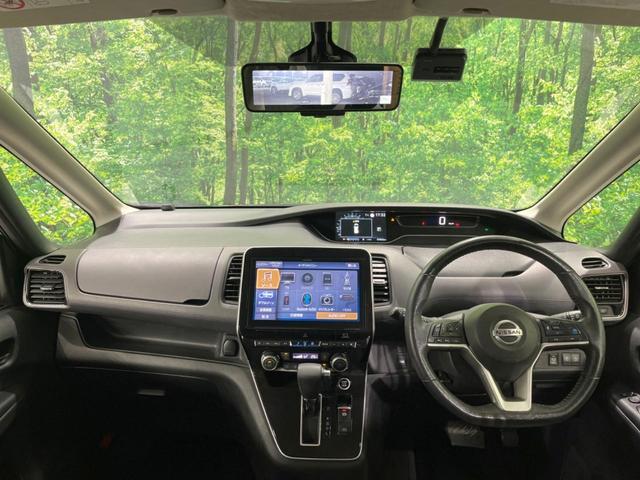 セレナ ハイウェイスターＶ　禁煙車　ＢＩＧ－Ｘ１１型ナビ　全周囲カメラ　両側電動ドア　プロパイロット　衝突軽減装置　コーナーセンサー　デジタルインナーミラー　ステアリングヒーター　ＬＥＤヘッド＆フォグ　シートヒーター（2枚目）