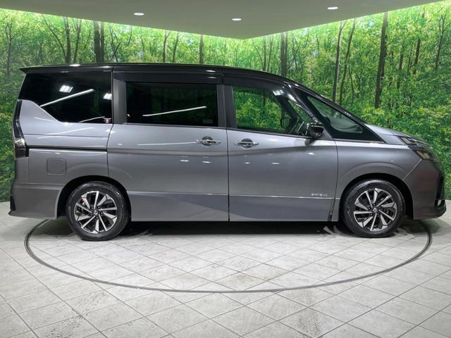 セレナ ハイウェイスターＶ　禁煙車　ＢＩＧ－Ｘ１１型ナビ　全周囲カメラ　両側電動ドア　プロパイロット　衝突軽減装置　コーナーセンサー　デジタルインナーミラー　ステアリングヒーター　ＬＥＤヘッド＆フォグ　シートヒーター（28枚目）