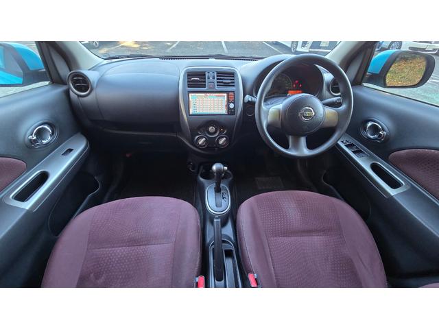 マーチ Ｓ　プラムインテリア　禁煙車　地デジ　バックカメラ　ＨＤＤナビゲーション　パワーウィンドウ　電動サイドミラー　ＥＴＣ　スペアタイヤ　ハロゲンヘッドライト　コーティング施工　ＡＵＸ　スポーツモード　社外マイク（5枚目）