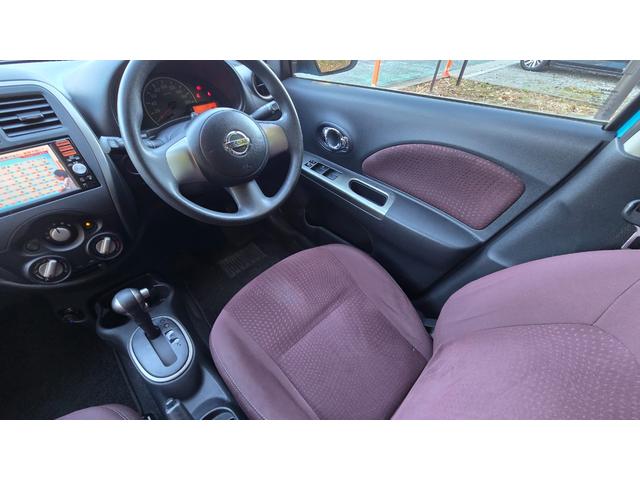 マーチ Ｓ　プラムインテリア　禁煙車　地デジ　バックカメラ　ＨＤＤナビゲーション　パワーウィンドウ　電動サイドミラー　ＥＴＣ　スペアタイヤ　ハロゲンヘッドライト　コーティング施工　ＡＵＸ　スポーツモード　社外マイク（6枚目）