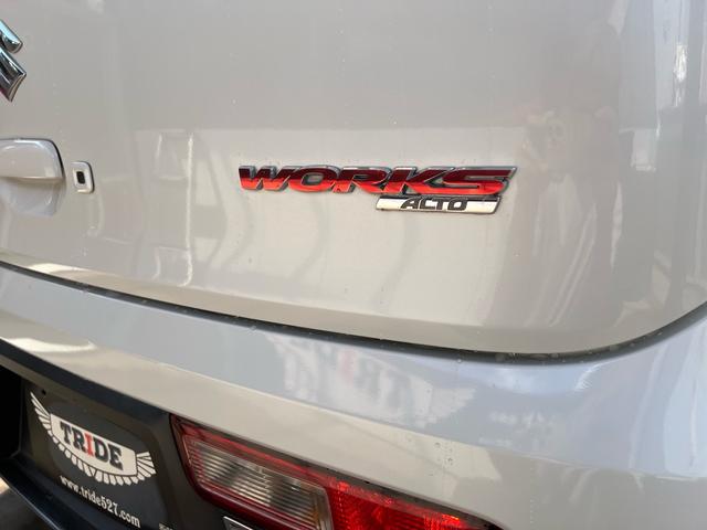 アルトワークス ベースグレード　デジタルミラー　社外マフラー　５ＭＴ　フォグＬＥＤ　Ｓキー　地デジ　ＴＵＲＢＯ　ＥＴＣ装備　メモリナビ　ＶＳＡ　キーフリ　ＡＵＴＯエアコン　ＡＢＳ付　ＤＶＤ再生　衝突安全ボディ　オートライト　エアロ（30枚目）