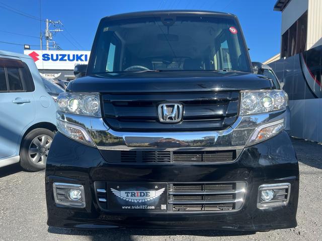 Ｎ－ＢＯＸカスタム Ｇ　ターボＳＳブラックスタイルパッケージ　シティーブレーキ　両側パワースライドドア　ナビＴＶ　バックモニター　シートヒーター　　横滑り防止　ＤＶＤ　キーレス　Ｉ－ＳＴＯＰ　エアコン　ターボ　クルーズコントロール　半革シート　カーテンエアバック（27枚目）