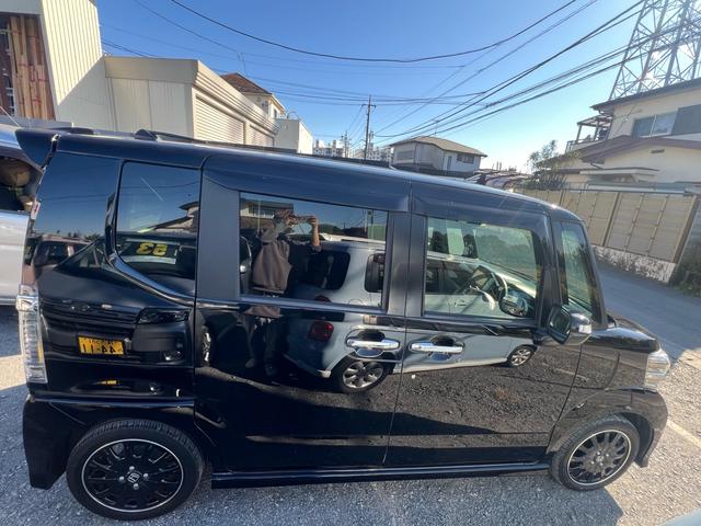 Ｎ－ＢＯＸカスタム Ｇ　ターボＳＳブラックスタイルパッケージ　シティーブレーキ　両側パワースライドドア　ナビＴＶ　バックモニター　シートヒーター　　横滑り防止　ＤＶＤ　キーレス　Ｉ－ＳＴＯＰ　エアコン　ターボ　クルーズコントロール　半革シート　カーテンエアバック（29枚目）