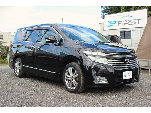 エルグランド ２５０ハイウェイスター　後席モニター　Ｂｌｕｅｔｏｏｔｈ　ＵＳＢ　サンルーフ　ＥＴＣ　ＡＣ１００Ｖ電源　全方位カメラ　両側パワースライドドア　オットマン　ウォークスルー　クリアランスソナー　ＴＶ　サンシェード　オートライト（7枚目）