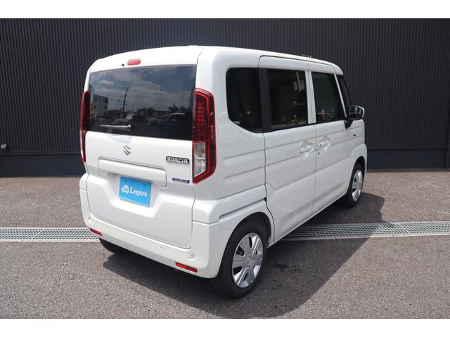 スペーシア ハイブリッドG 両側スライドドア クリアランスソナー 衝突被害軽減システム オートライト LEDヘッドランプ スマートキー アイドリングストップ 電動格納ミラー ベンチシート CVT 盗難防止システム ABS ESC(16枚目)