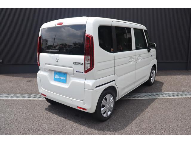 スペーシア ハイブリッドＸ　両側電動スライドドア　クリアランスソナー　衝突被害軽減システム　オートライト　ＬＥＤヘッドランプ　スマートキー　アイドリングストップ　電動格納ミラー　シートヒーター　ベンチシート　ＣＶＴ（15枚目）