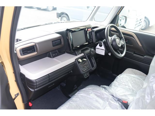 スペーシア ハイブリッドＸ　両側電動スライドドア　クリアランスソナー　衝突被害軽減システム　オートライト　ＬＥＤヘッドランプ　スマートキー　アイドリングストップ　電動格納ミラー　シートヒーター　ベンチシート　ＣＶＴ（6枚目）