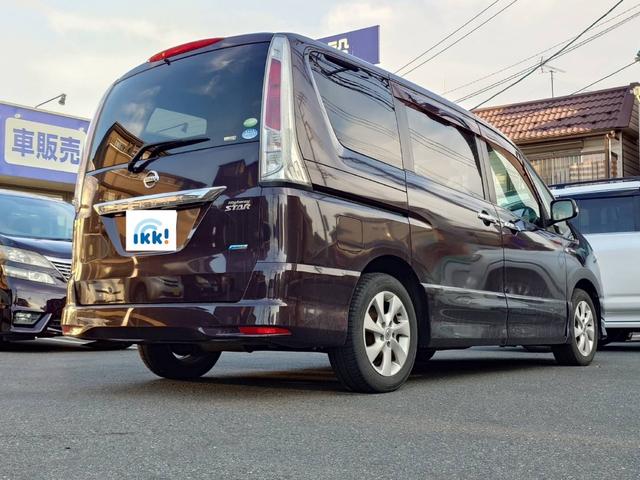 セレナ ハイウェイスター Vセレクション ワンオーナー車 純正ナビバックモニター フルセグTV ETC 純正フリップダウンモニター 両側パワースライドドア(3枚目)