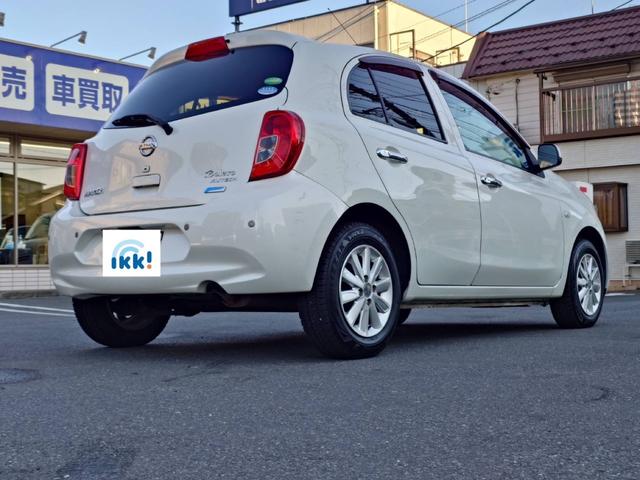 マーチ ボレロ　ケンウッドナビバックモニター　地デジＴＶ　ＥＴＣ　プッシュスタート　専用１４インチアルミ　電動格納ミラー　オートＡＣ（3枚目）