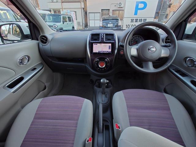 マーチ ボレロ　ケンウッドナビバックモニター　地デジＴＶ　ＥＴＣ　プッシュスタート　専用１４インチアルミ　電動格納ミラー　オートＡＣ（5枚目）