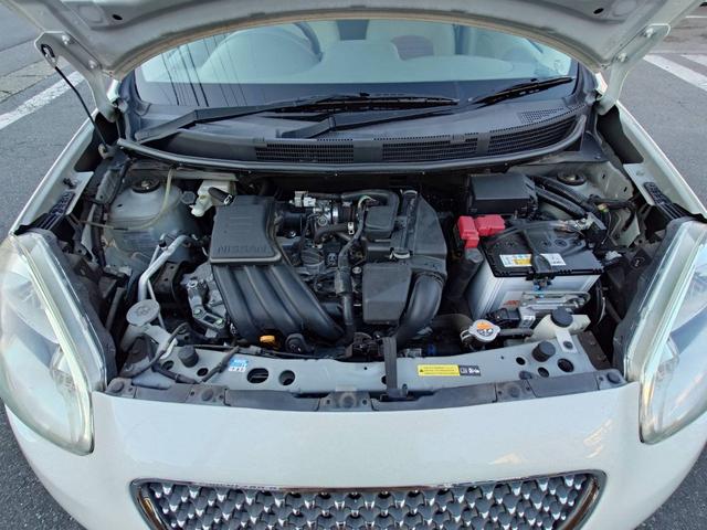 マーチ ボレロ　ケンウッドナビバックモニター　地デジＴＶ　ＥＴＣ　プッシュスタート　専用１４インチアルミ　電動格納ミラー　オートＡＣ（14枚目）