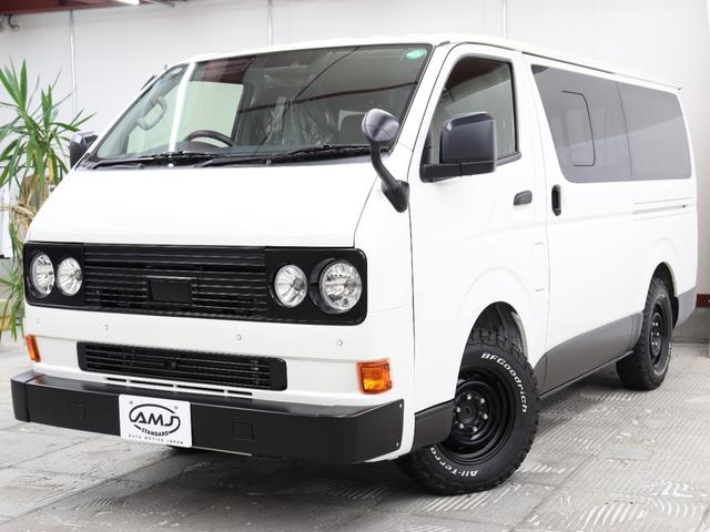ハイエースバン ロングＤＸ　ＮＥＷヴィンテージカスタム　ＶＡＮＡＣＥ　ＴＹＰＥ２　新車カスタム　内装ウッド加工済み　ＴＳＳ　全方位カメラ　新品タイヤ　スチールホイールブラック塗装　メモリーナビ　Ｂｌｕｅｔｏｏｔｈ　ＥＴＣ　ＴＶ（4枚目）