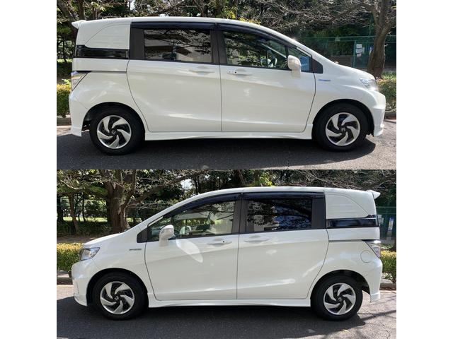 フリードスパイクハイブリッド ジャストセレクション　ワンオーナー車／純正ナビ・フルセグＴＶ／両側パワースライド／バックカメラ／純正アルミホイール／ステアリングスイッチ／オートライト／ＥＴＣ／Ｂｌｕｅｔｏｏｔｈ接続（22枚目）