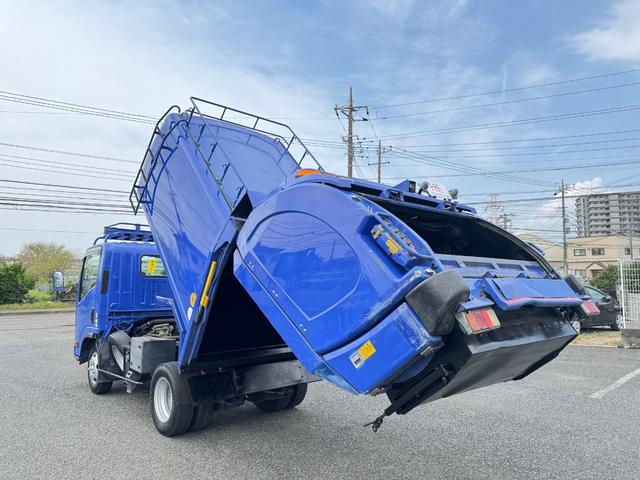 エルフトラック 　フジマイティー回転式パッカー車　ＬＰ５８１　５．１立米　２ｔ　ＭＴ５　バックカメラ　ドラレコ　エンジン載替　ＮＯｘ．ＰＭ適合車（15枚目）