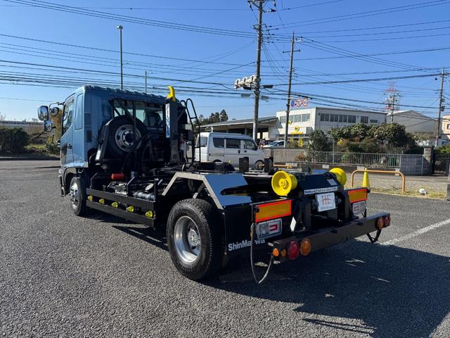 ヒノレンジャー 　新明和アームロール　３．５ｔ　ＭＴ６　ＥＴＣ　車検１年付　ＮＯｘ．ＰＭ適合車（5枚目）
