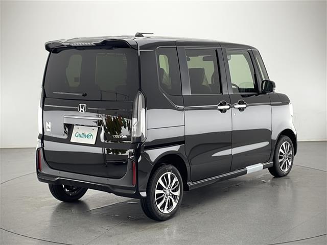 N-BOXカスタム ベースグレード 届出済未使用車 ホンダセンシング プッシュスタートボタン アイドリングストップ スマートキー レーダークルーズコントロール Type-C充電 席シートヒーター 左側電動スライドドア 純正14インチAW(34枚目)