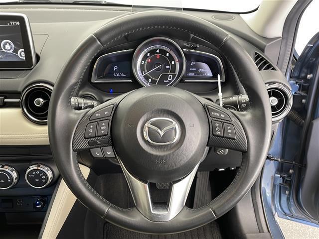 デミオ ＸＤツーリング　Ｌパッケージ　☆純正ナビ☆冬タイヤ積み込み☆ビルトインＥＴＣ☆プッシュスタート☆ＬＥＤヘッドライト☆アイドリングストップ☆スマートキー☆クルーズコントロール☆バックカメラ☆ハーフレザー（14枚目）