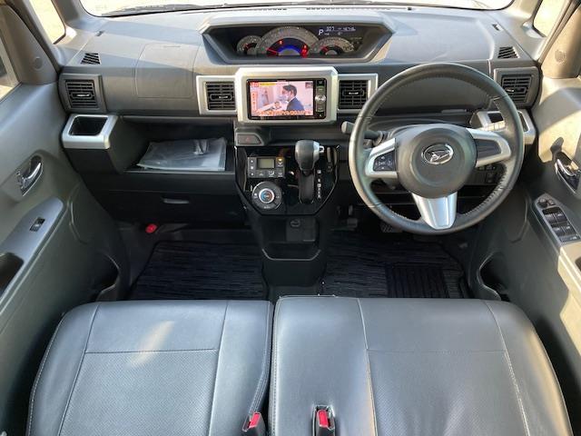 ウェイク Gターボ レジャーエディションSAIII カロッツェリアナビ バックカメラ フルセグTV 衝突被害軽減システム 誤発進抑制装置 オートマチックハイビーム 革調シートカバー コーナーセンサー スマートキー 両側パワースライドドア(2枚目)