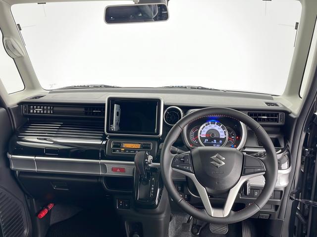 スペーシアカスタム ハイブリッドＸＳ　スズキレーダーブレーキサポート　前席シートヒーター　両側パワースライドドア　ハーフレザーシート　リアサイドサンシェード　リアサーキュレーター　純正フロアマット　純正１５インチＡＷ（2枚目）