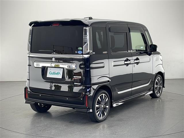 スペーシアカスタム ハイブリッドＸＳ　スズキレーダーブレーキサポート　前席シートヒーター　両側パワースライドドア　ハーフレザーシート　リアサイドサンシェード　リアサーキュレーター　純正フロアマット　純正１５インチＡＷ（40枚目）